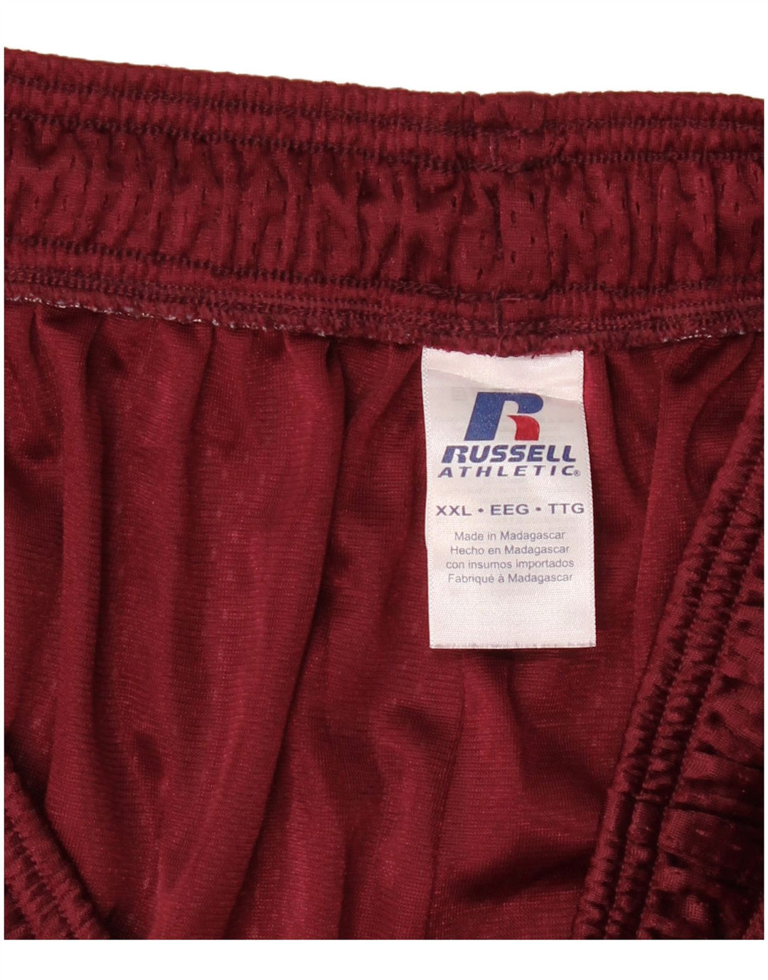 Russell Athletic Herren Sportshorts 2XL Burgund Polyester