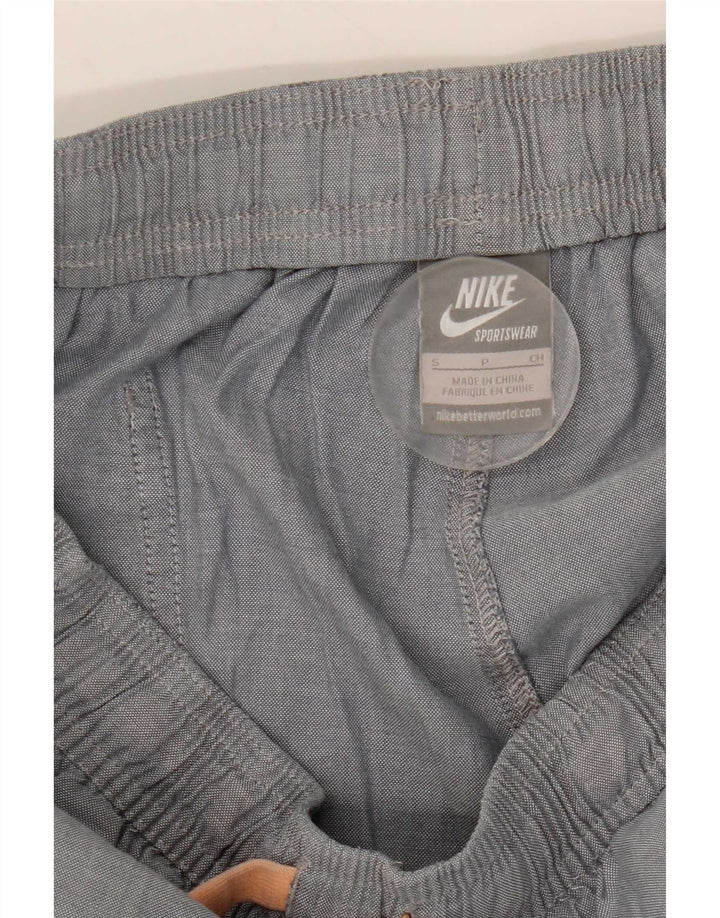Nike Damen Casual Shorts Small W27 Graue Baumwolle