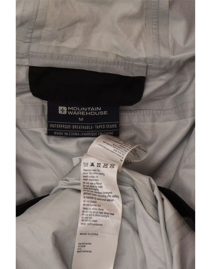 Mountain Warehouse Herren-Regenjacke mit Kapuze, UK 38, Mittelschwarz, Polyester