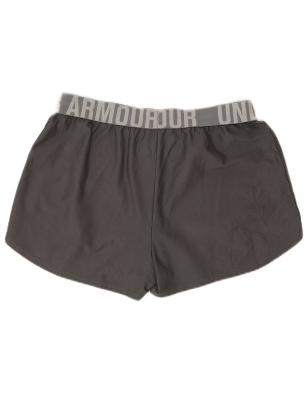 Under Armour Damen Heat Gear Graphic Badeshorts UK 14 Mittelgrau