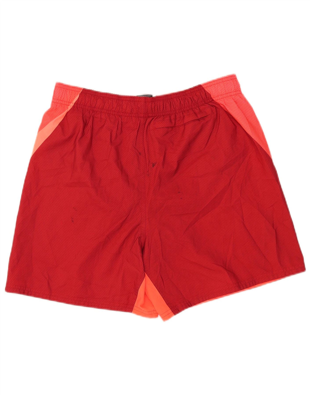 Nike Herren-Badeshorts mit Grafik, Mittelrotes Farbblock-Polyester
