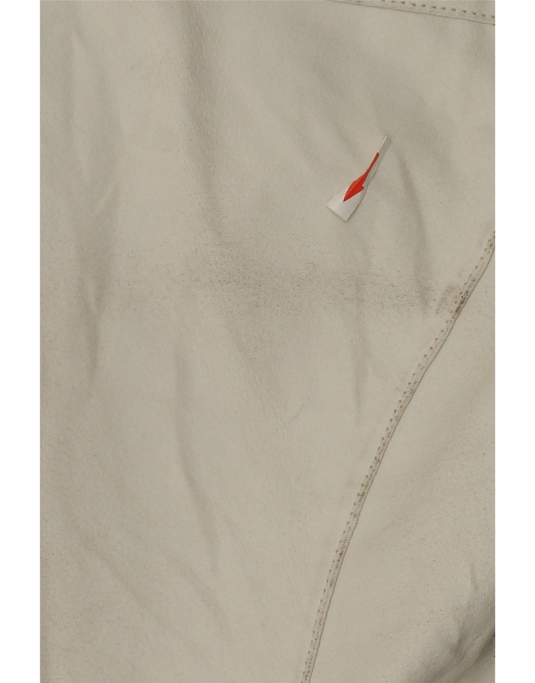 Oviesse Damen Lederjacke IT 48 XL Weißes Leder
