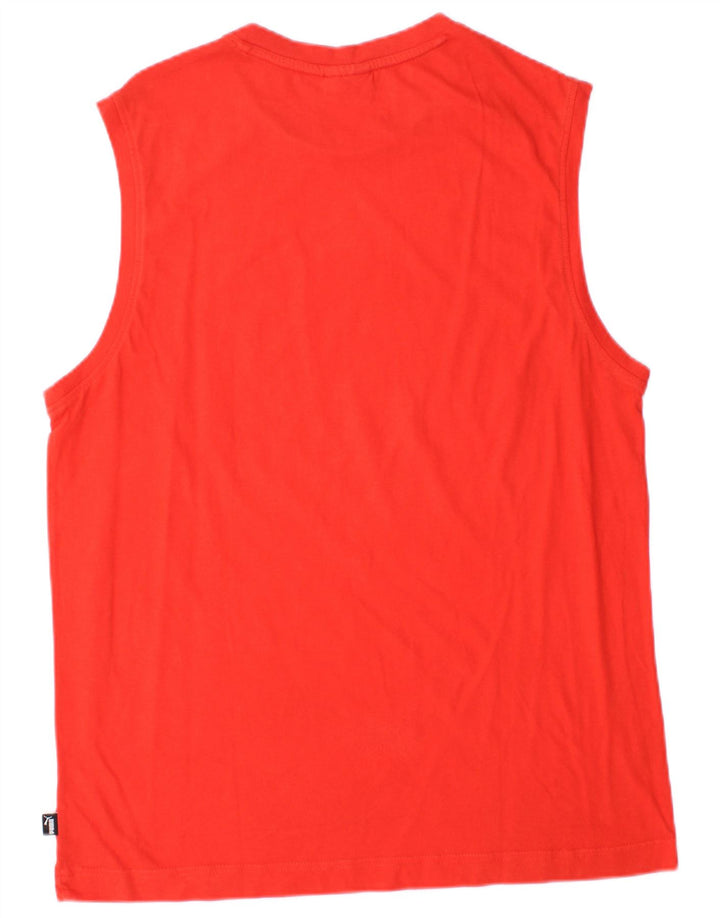 Puma Herren Graphic Vest Top Large Rot