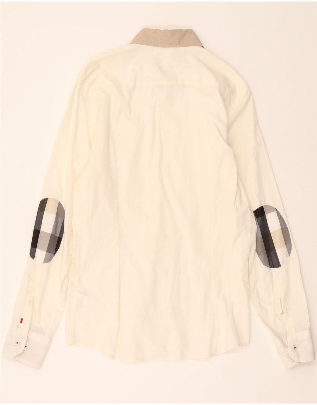 VINTAGE Mens Shirt Small White Cotton Vintage Vintage and Second-Hand Vintage from Messina Hembry 