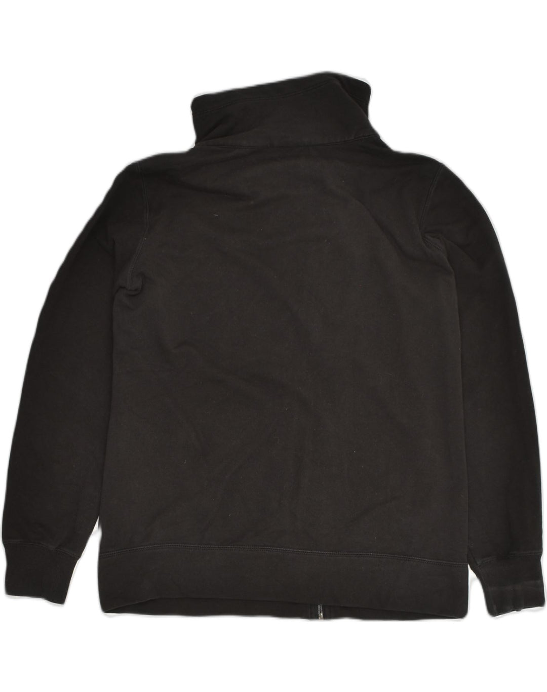 CHAMPION Womens Tracksuit Top Jacket UK 16 Large Black Cotton | Vintage Champion | Thrift | Second-Hand Champion | Used Clothing | Messina Hembry 