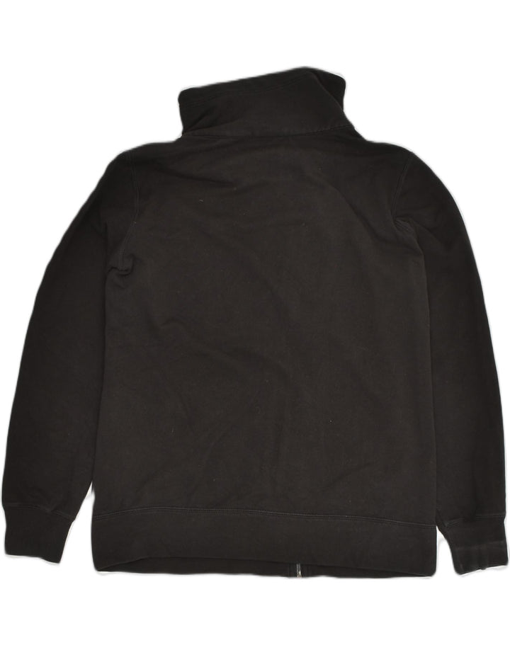 CHAMPION Womens Tracksuit Top Jacket UK 16 Large Black Cotton | Vintage Champion | Thrift | Second-Hand Champion | Used Clothing | Messina Hembry 