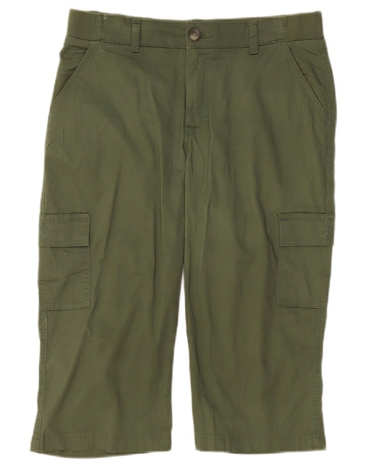 Lee Damen Mid Rise Relaxed Fit Cargoshorts W32 Large Khaki