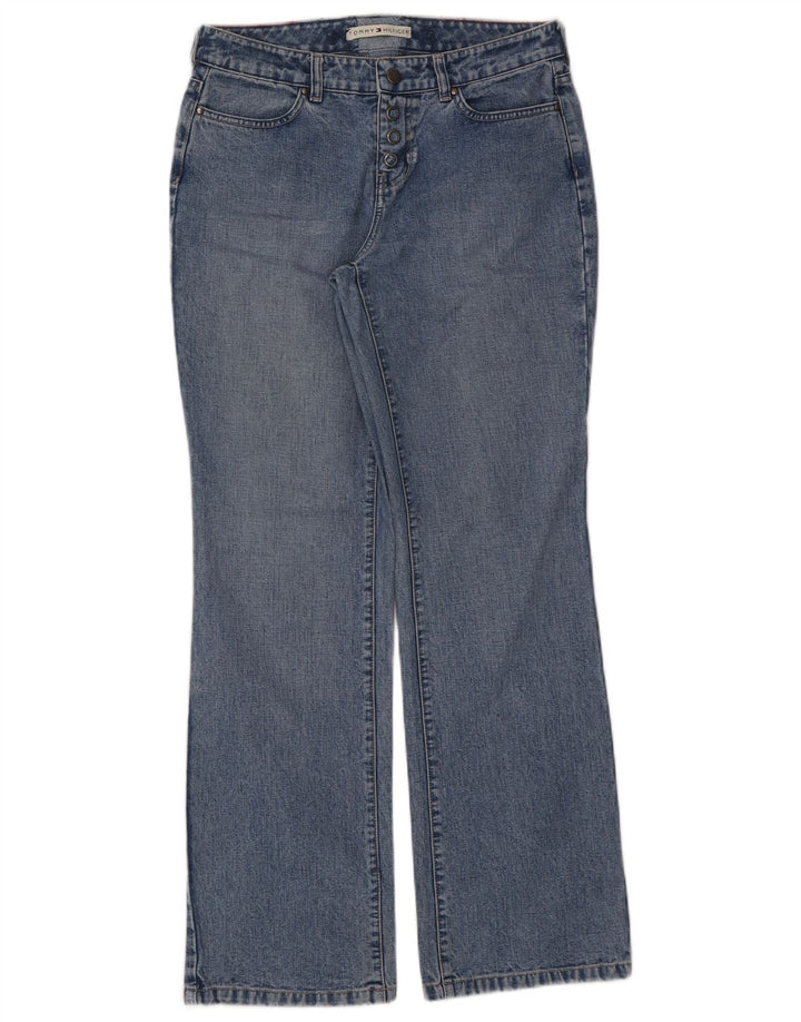 Tommy Hilfiger Damen Bootcut-Jeans W30 L31 Blau