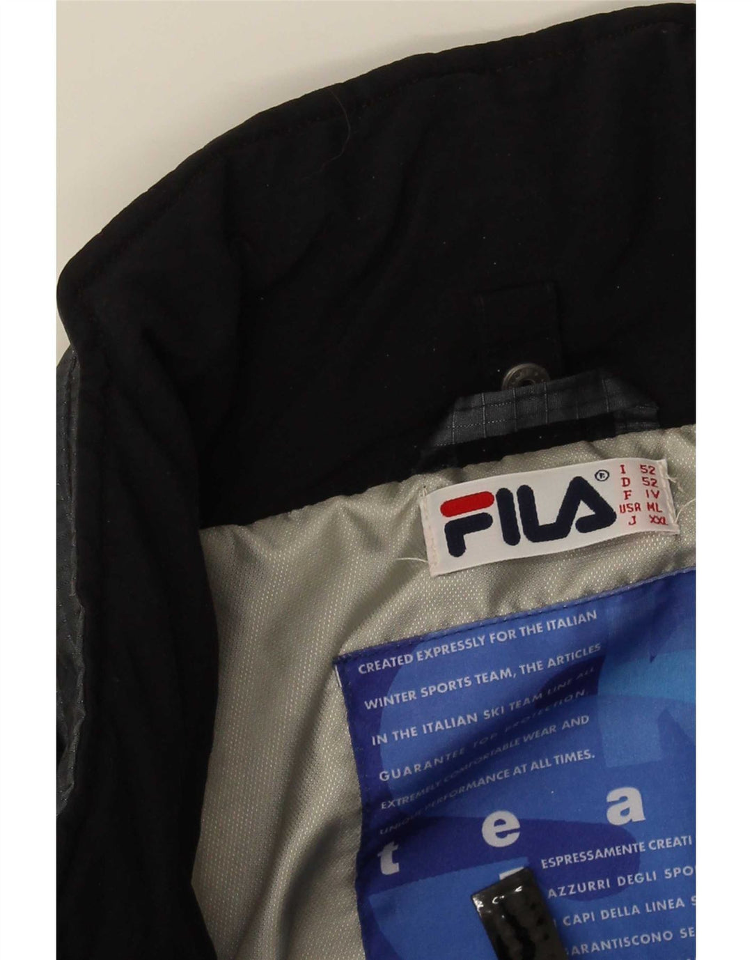 Fila Herren Regenjacke IT 52 XL Grau Colourblock