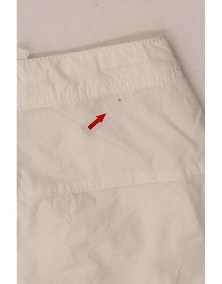 Champion Damen-Freizeitshorts, Größe L, W32, weiße Baumwolle
