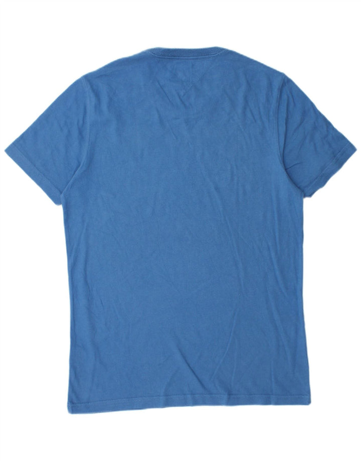 Tommy Hilfiger Herren-T-Shirt mit Grafik, mittelblaue Baumwolle