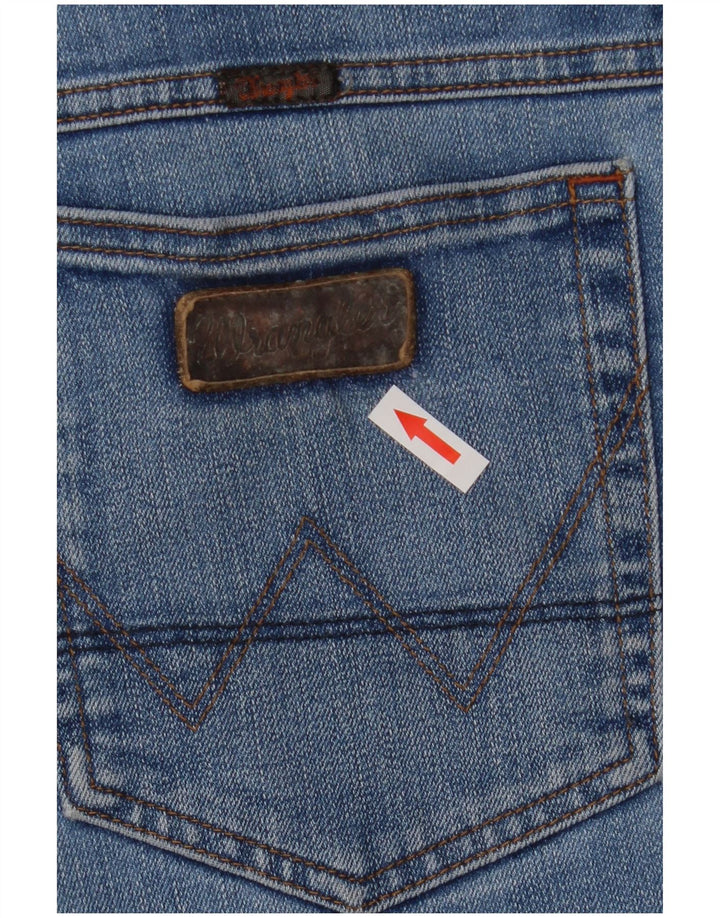 Wrangler Herren Texas Stretch Straight Jeans W36 L30 Blaue Baumwolle