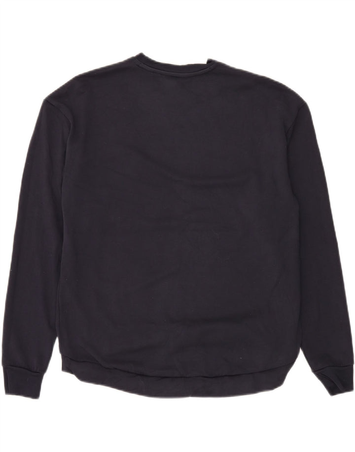 Ted Baker Herren-Sweatshirt-Pullover, Größe 2, klein, marineblaue Viskose