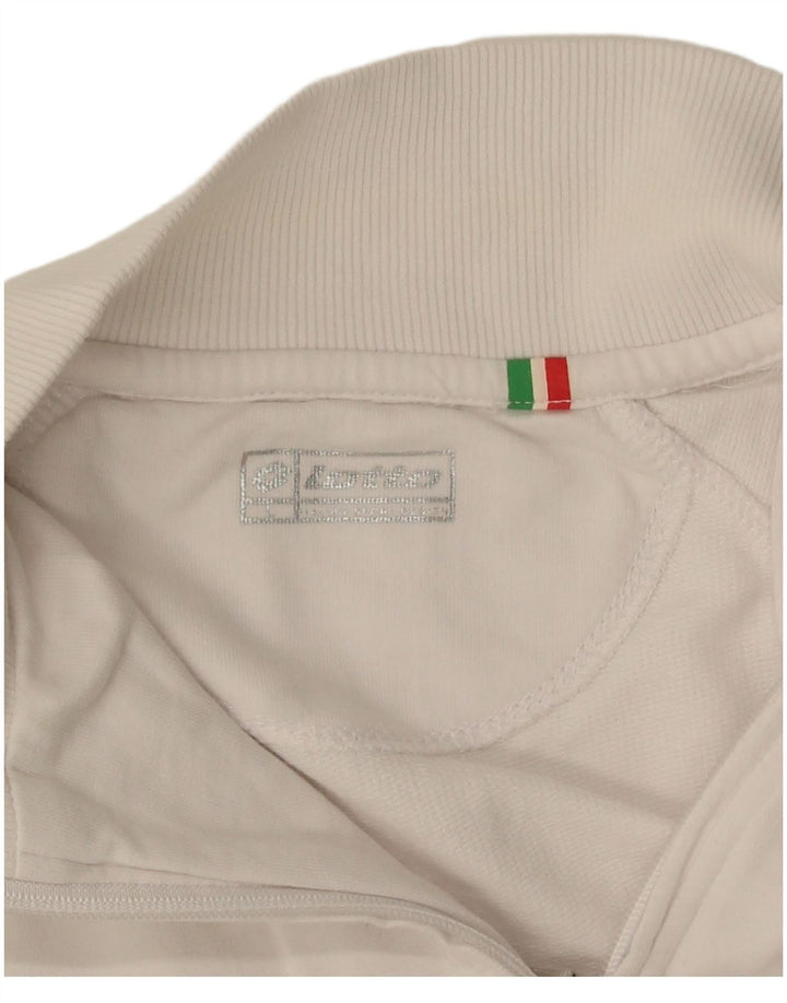 Lotto Damen-Trainingsanzug-Top-Jacke, UK 14, Größe L, Weiß