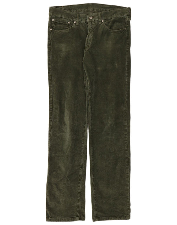 Levi's Herren 751 gerade Cordhose W34 L34 Khaki Baumwolle