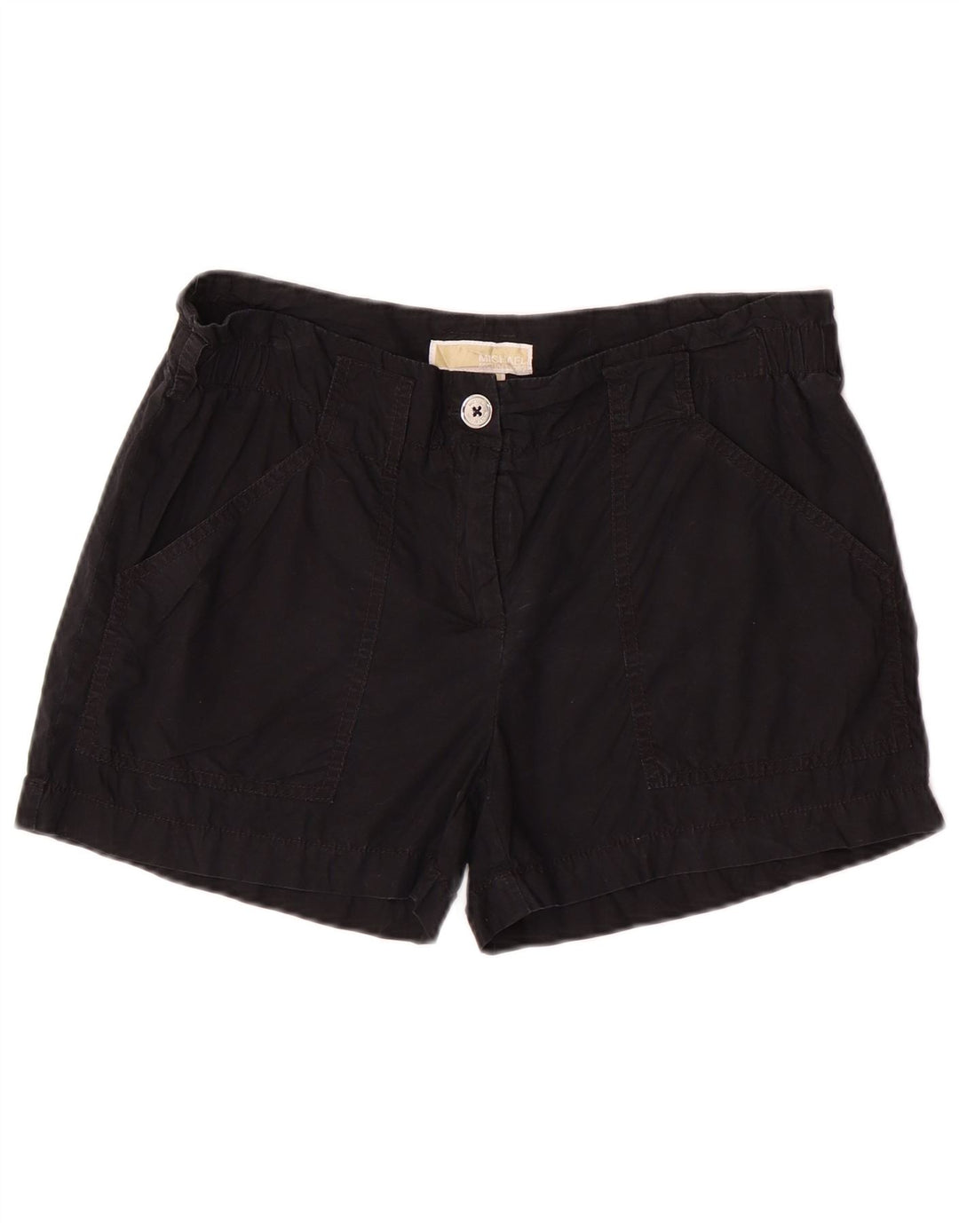 Michael Kors Damen Freizeitshorts US 6 Medium W32 Schwarze Baumwolle