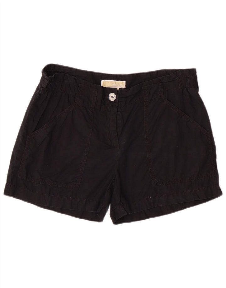 Michael Kors Damen Freizeitshorts US 6 Medium W32 Schwarze Baumwolle