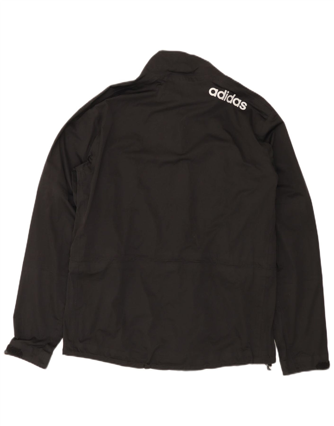 Adidas Herren Clima Proof Graphic Regenjacke UK 38 Medium Schwarz Polyester