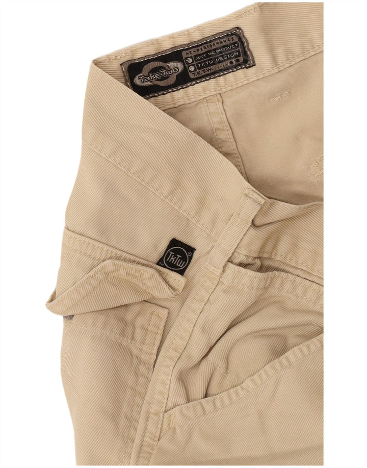 Nehmen Sie zwei gerade Herren-Cargohosen W28 L30 Beige