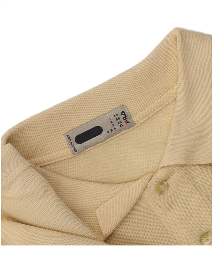 Fila Herren Poloshirt IT 56 XL Gelb