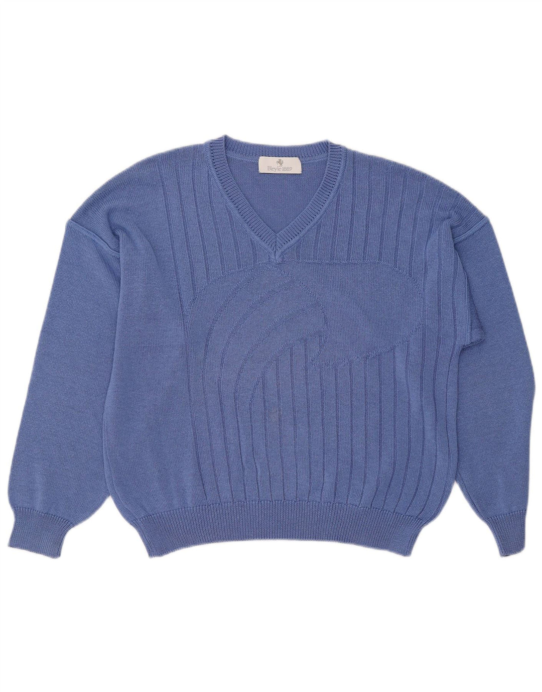 Bleyle Herren-Pullover mit entspannter Passform und V-Ausschnitt, Größe S, Blau