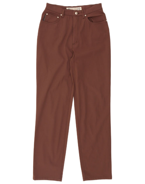 Krizia Damen Gerade Freizeithose W28 L29 Braun