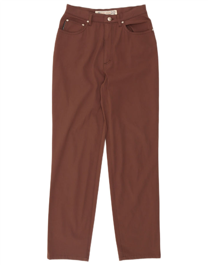 Krizia Damen Gerade Freizeithose W28 L29 Braun
