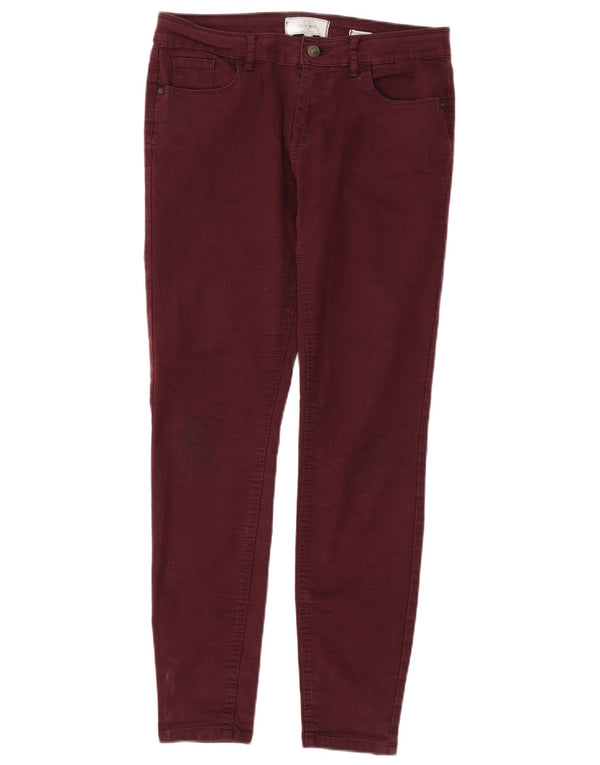 Fat Face Damen Jegging-Jeans UK 12 Medium W32 L29 Burgund Baumwolle