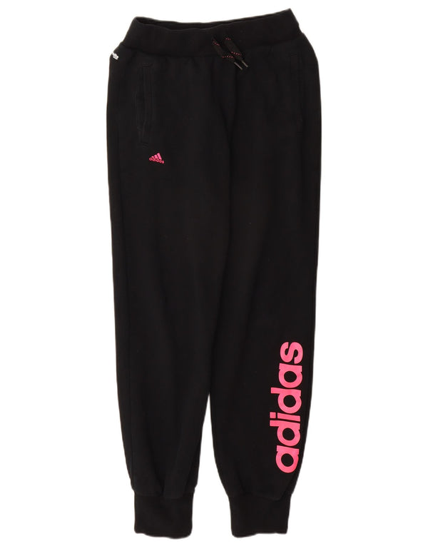 Adidas Mädchen Climalite Graphic Trainingshose Jogger 13-14 Jahre Schwarz