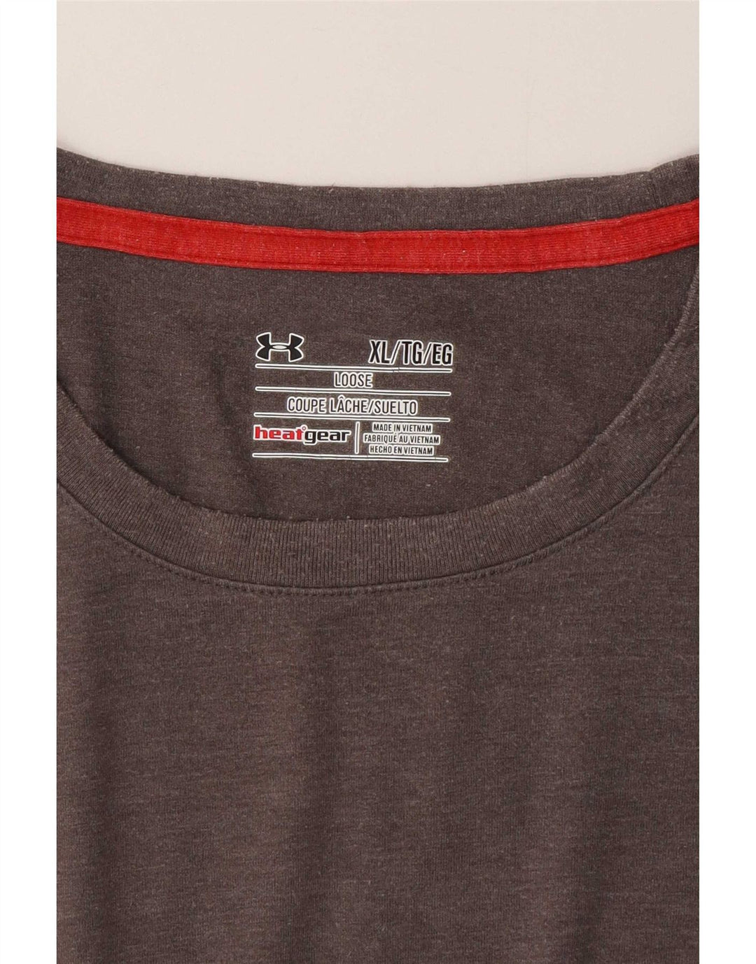 Under Armour Herren T-Shirt Top XL Grau Polyester
