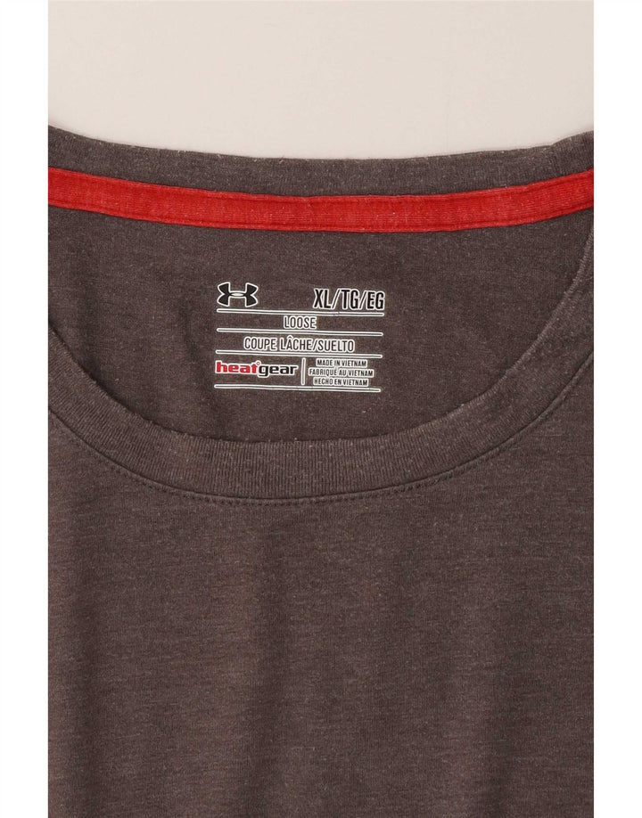 Under Armour Herren T-Shirt Top XL Grau Polyester