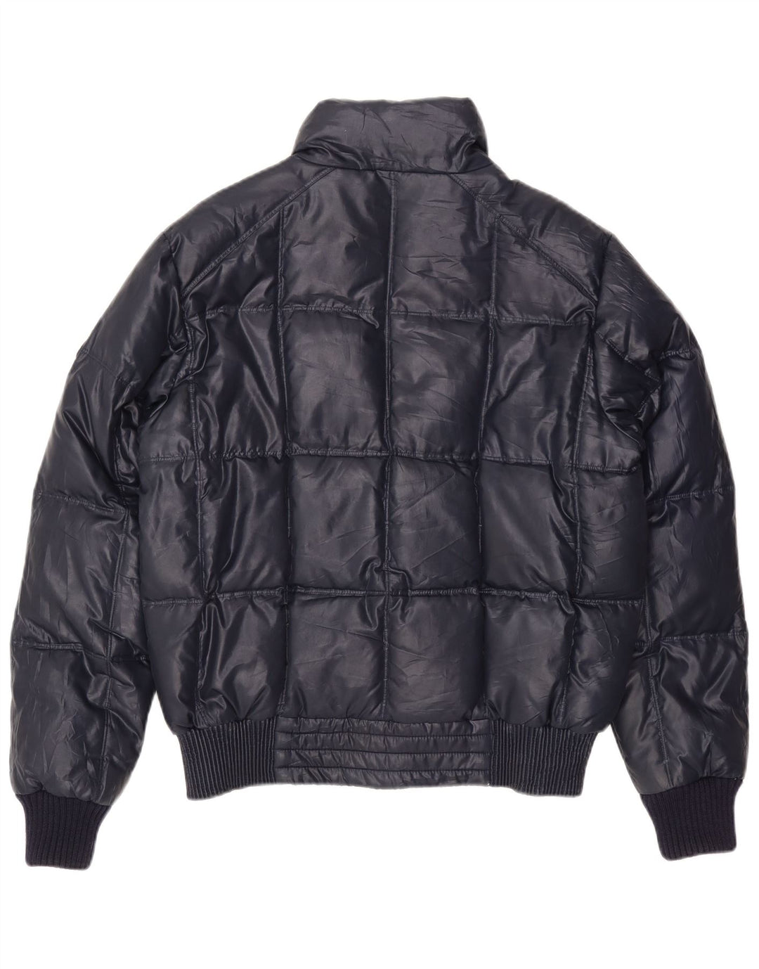 Marina Militare Herren Wattierte Jacke UK 40 Large Marineblau Polyester