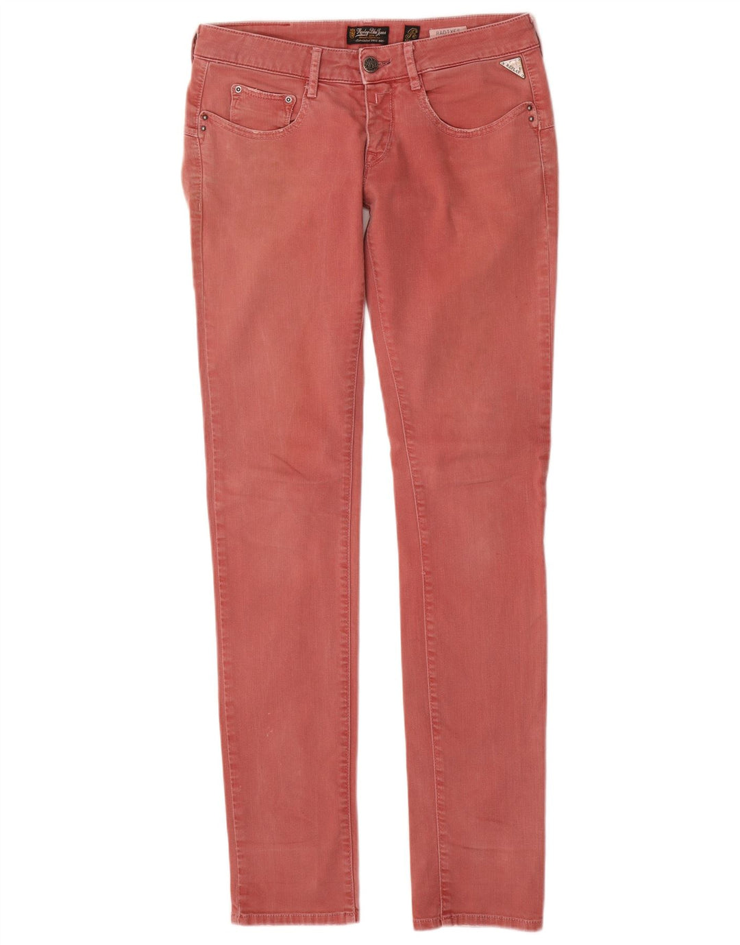 REPLAY Damen Low Skinny Jeans W29 L32 Rosa Baumwolle