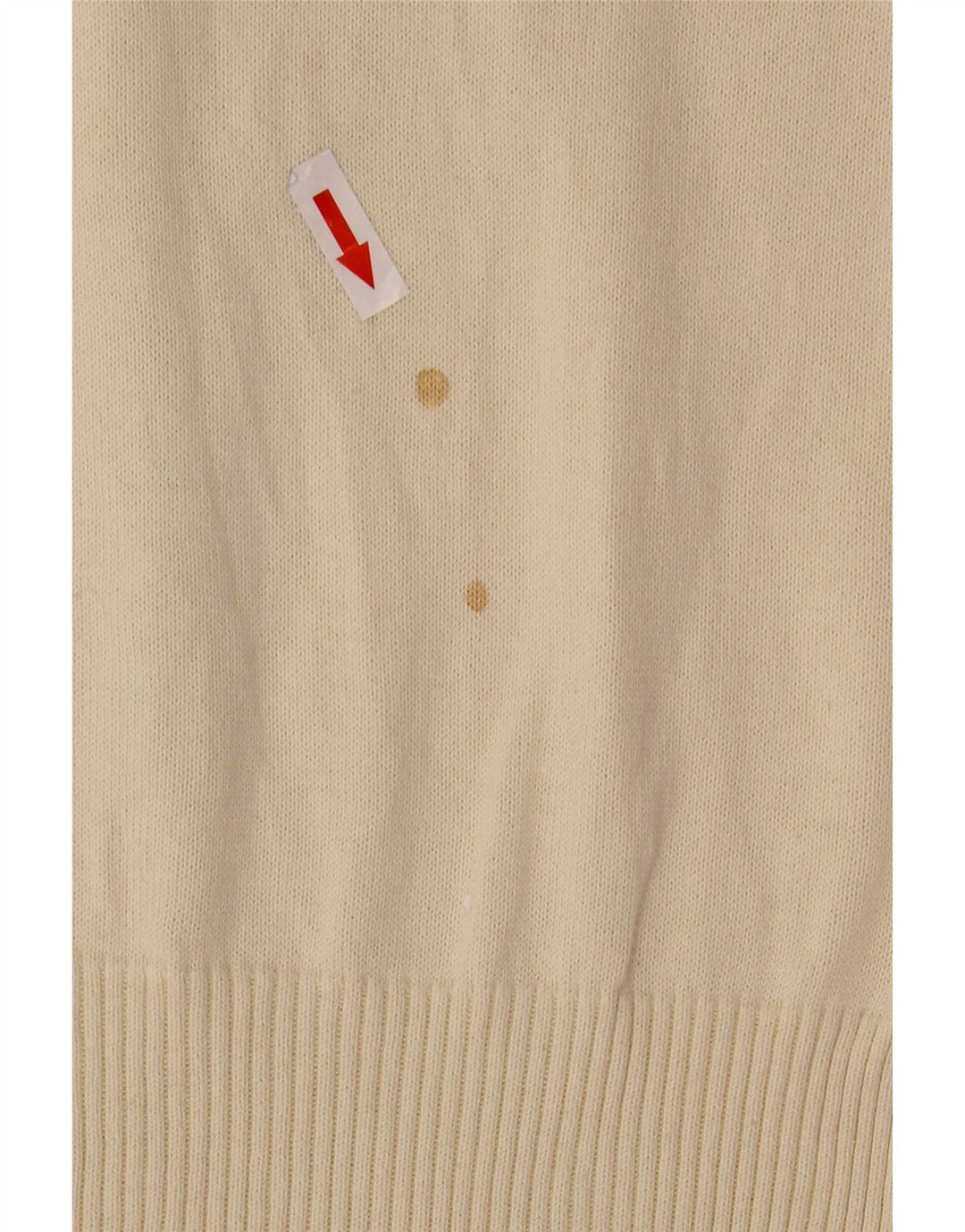 Levi's Damen-Pullover mit V-Ausschnitt, Gr. 12, Mittel, gebrochenes Weiß