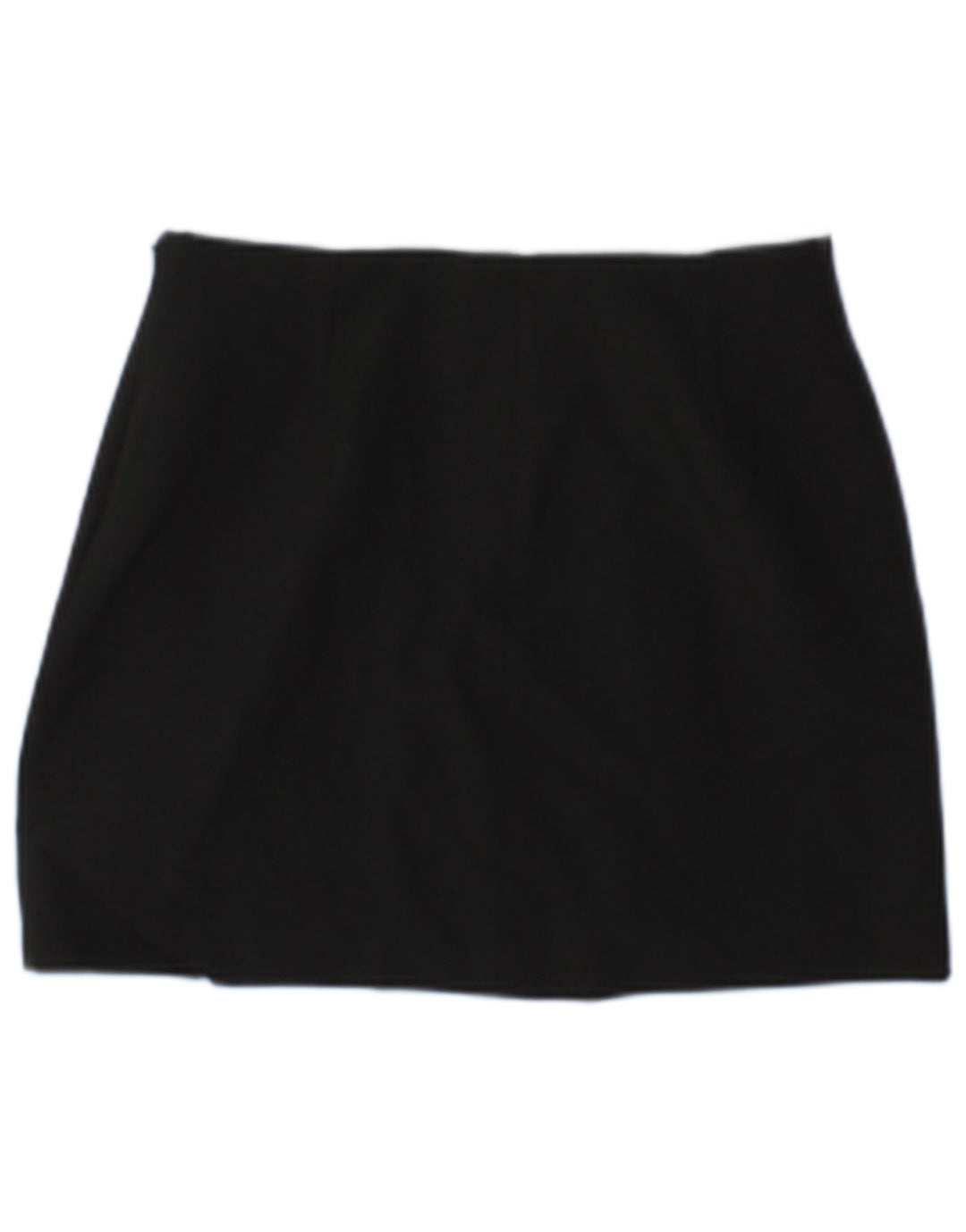 Zara Damen Minirock Small W26 Schwarz Polyester