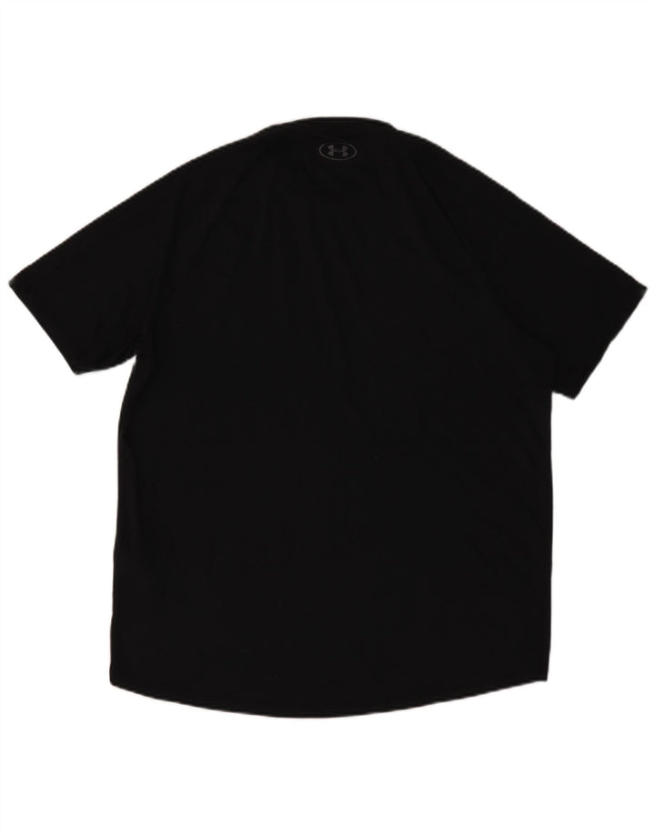 Under Armour Herren Heat Gear T-Shirt Top XL Schwarz Polyester
