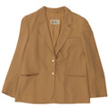 Herno Damen 2-Knopf-Blazerjacke IT 50 XL Beige Wolle