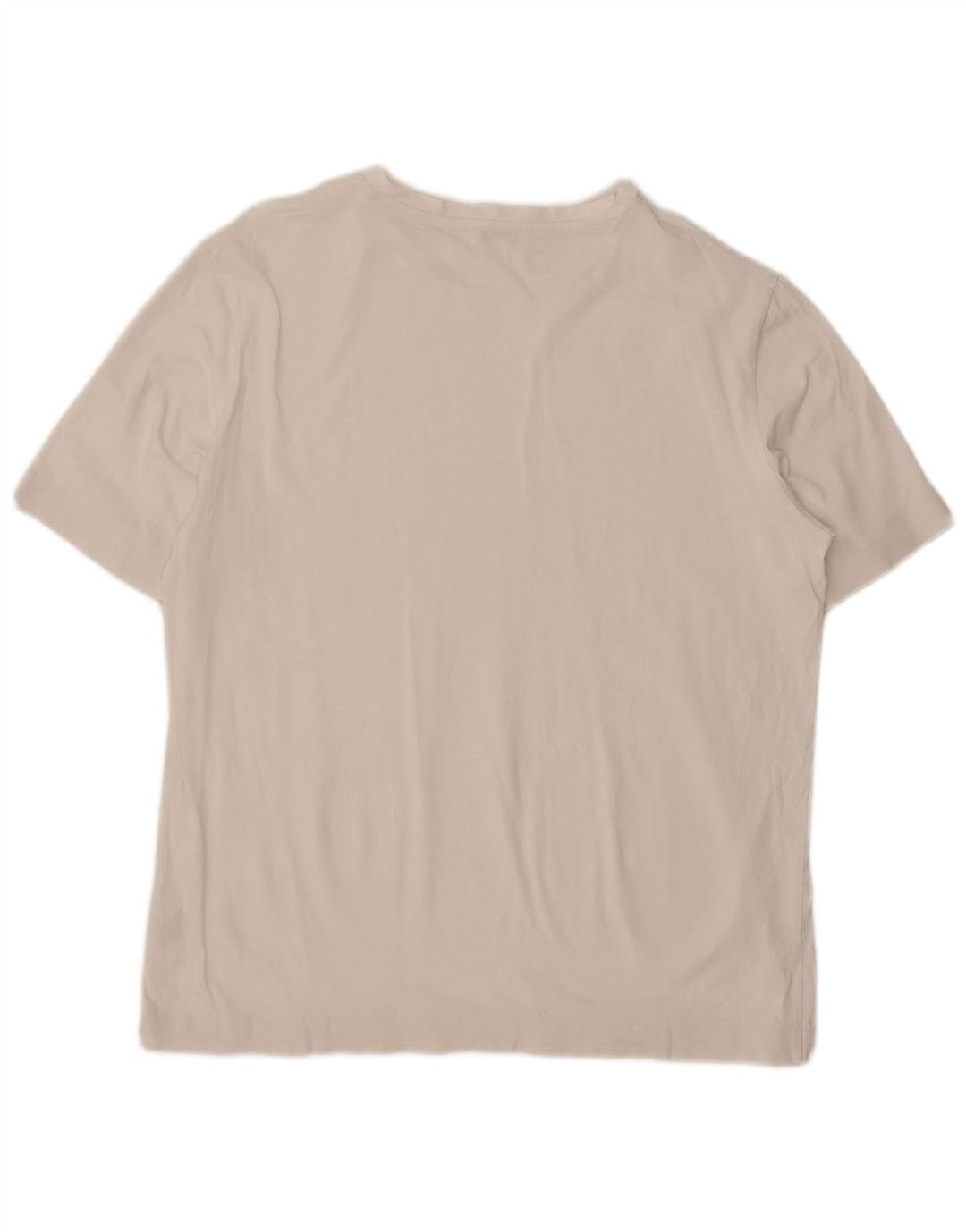 COS Herren-T-Shirt-Oberteil, groß, aus weißer Baumwolle