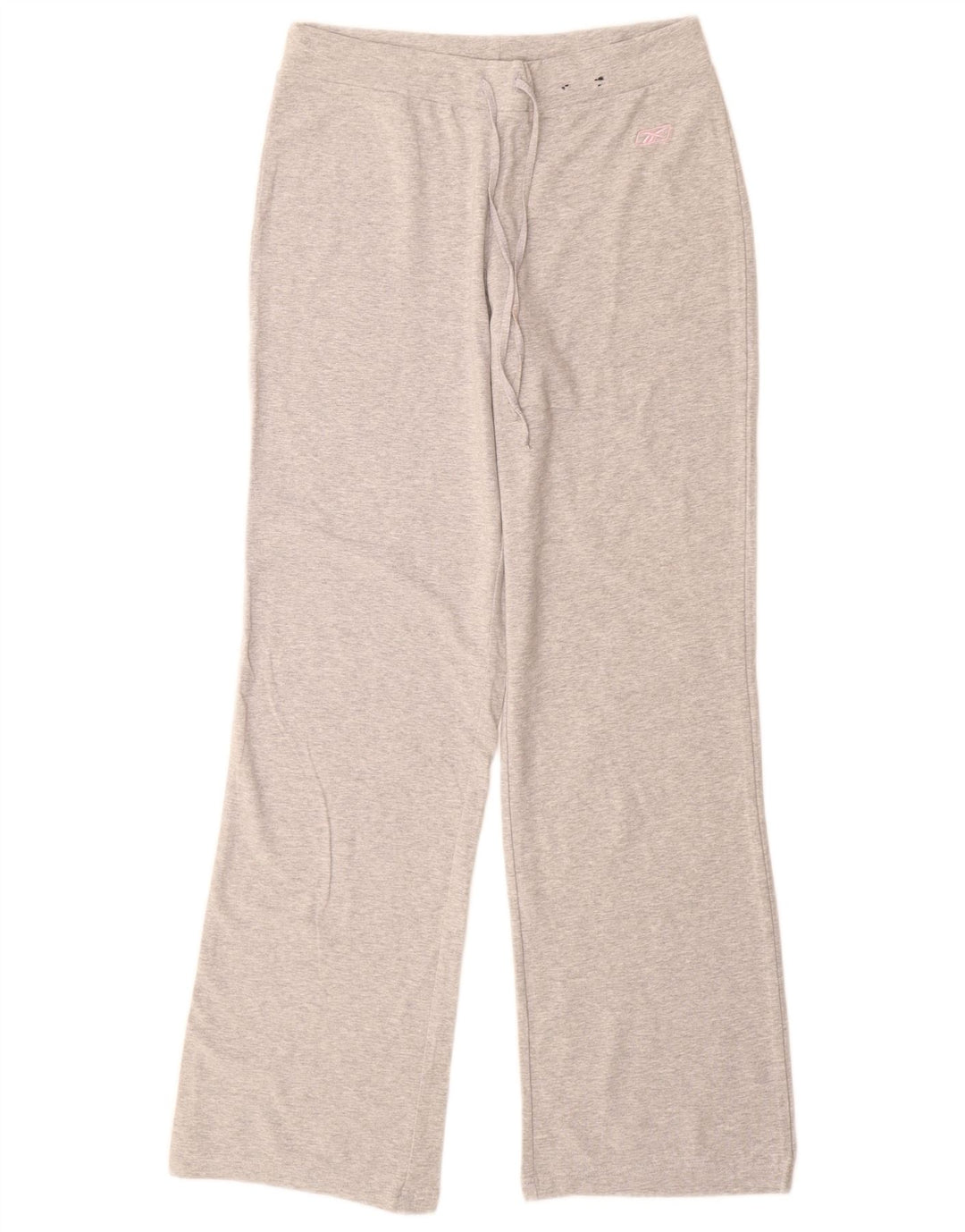 Reebok Damen Trainingshose UK 10 Small Grau Baumwolle