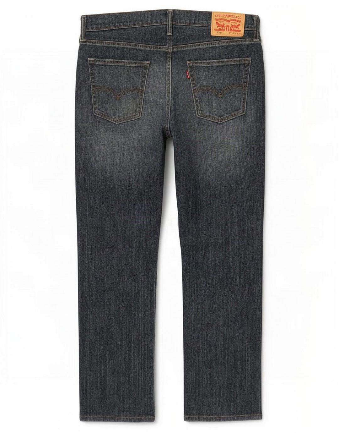 Levi's Herren 514 Straight Jeans W34 L30 Marineblaue Baumwolle