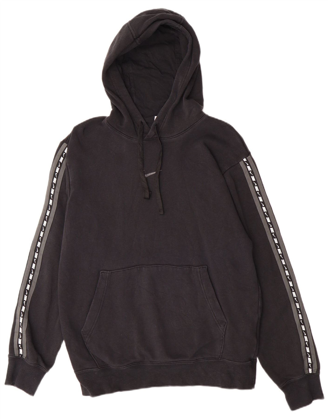 Nike Herren-Kapuzenpullover mit Grafik, Größe S, Schwarz, Baumwolle