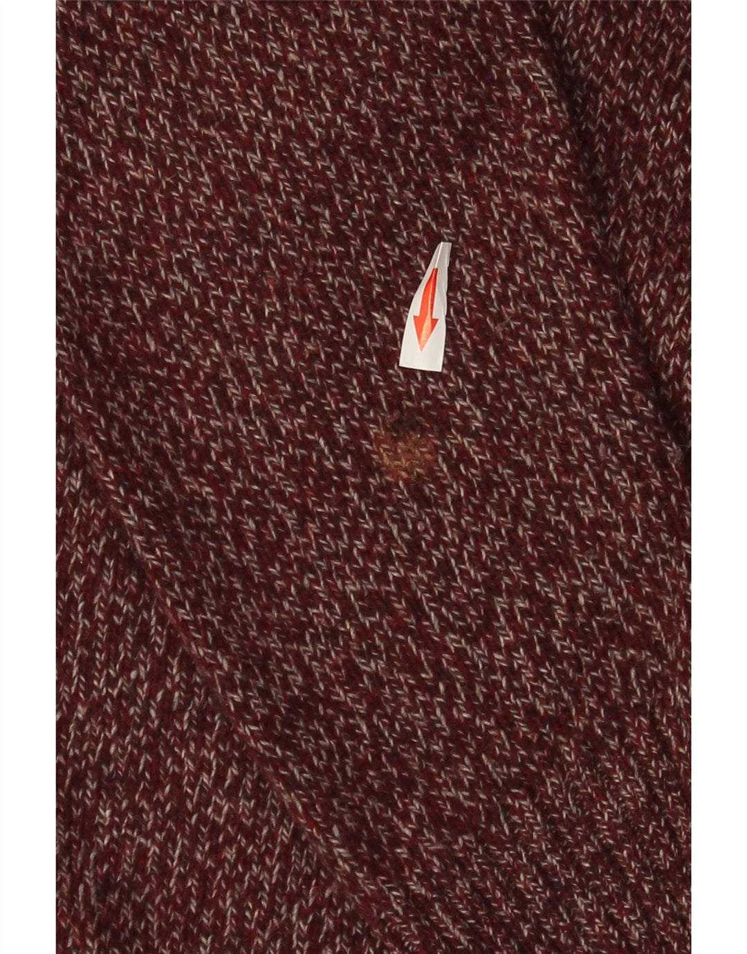 Barbour Herren-Pullover mit Rundhalsausschnitt, mittlere burgunderrote Wolle