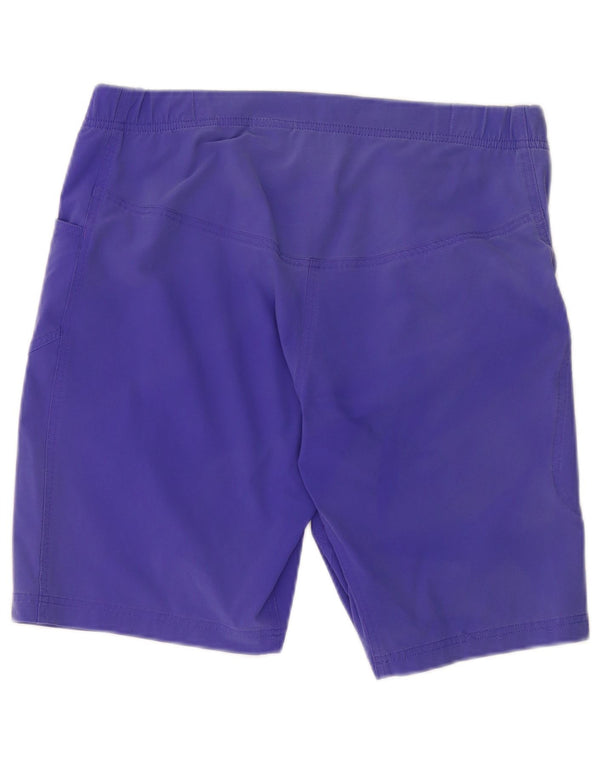 Adidas Damen Sportshorts UK 14 Medium Lila Nylon