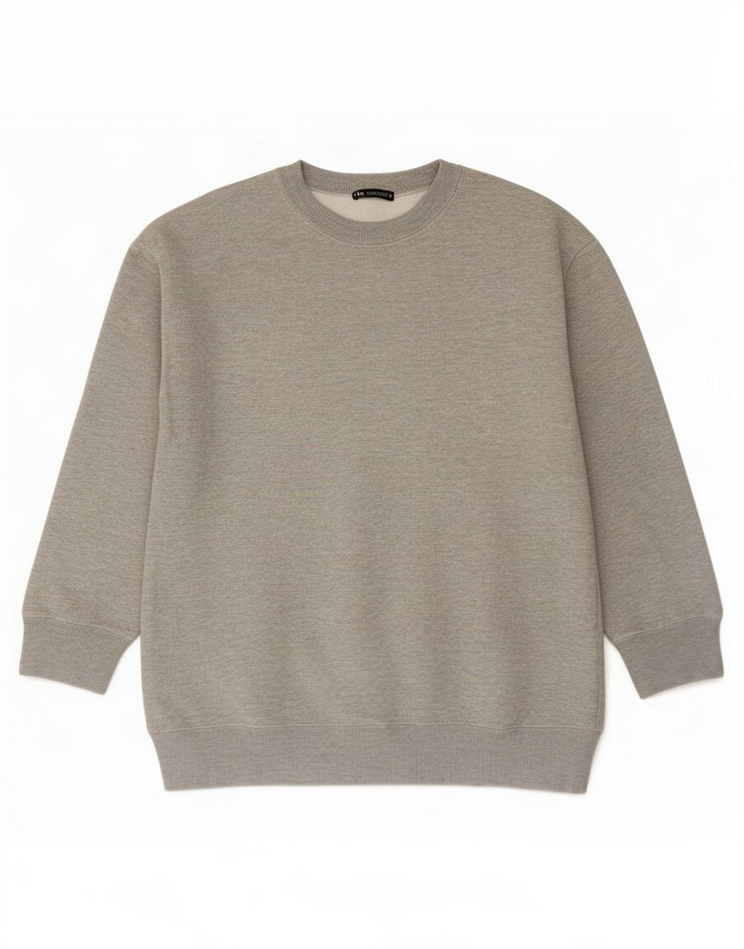 Zara Herren Sweatshirt Pullover Small Grau Polyester