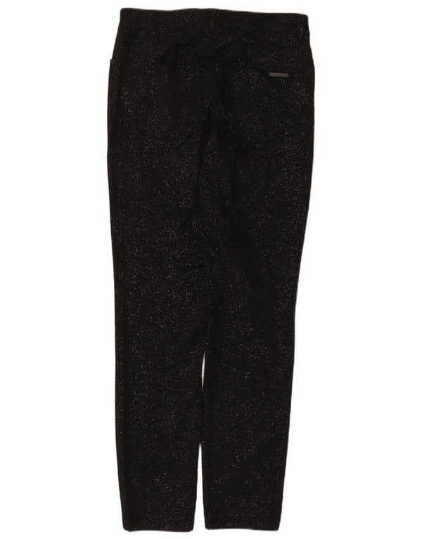 Phase Eight Damen Slim Casual Hose UK 12 Medium W30 L29 Schwarz meliert
