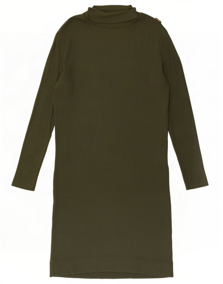 G-Star Damen Pulloverkleid UK 14 Medium Khaki