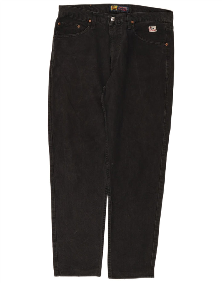 Roy Rogers Herren Straight Jeans W34 L29 Schwarz