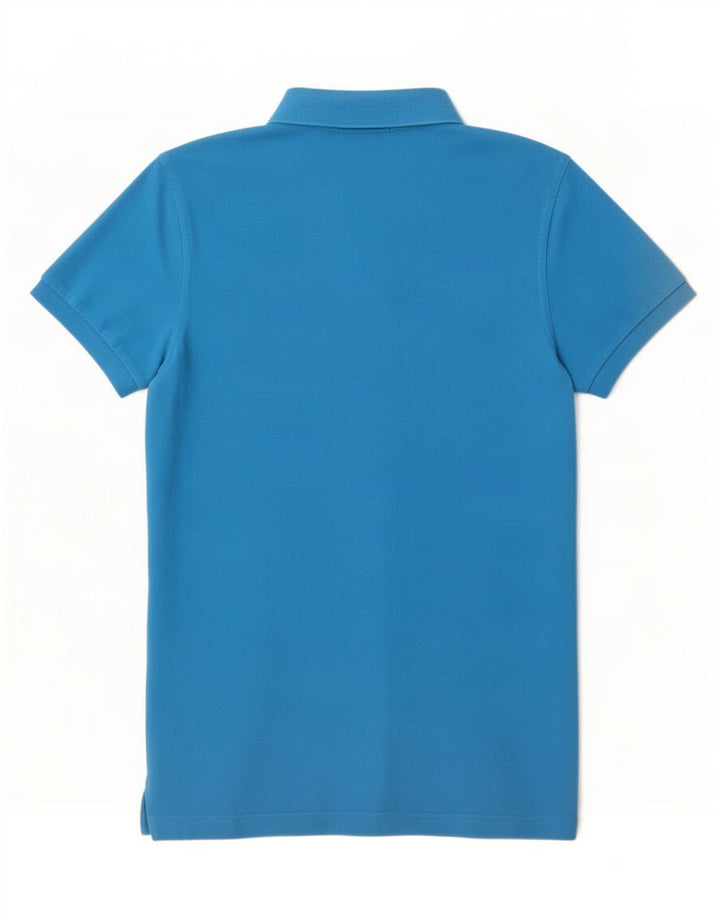 Gant Herren-Poloshirt, kleine blaue Baumwolle