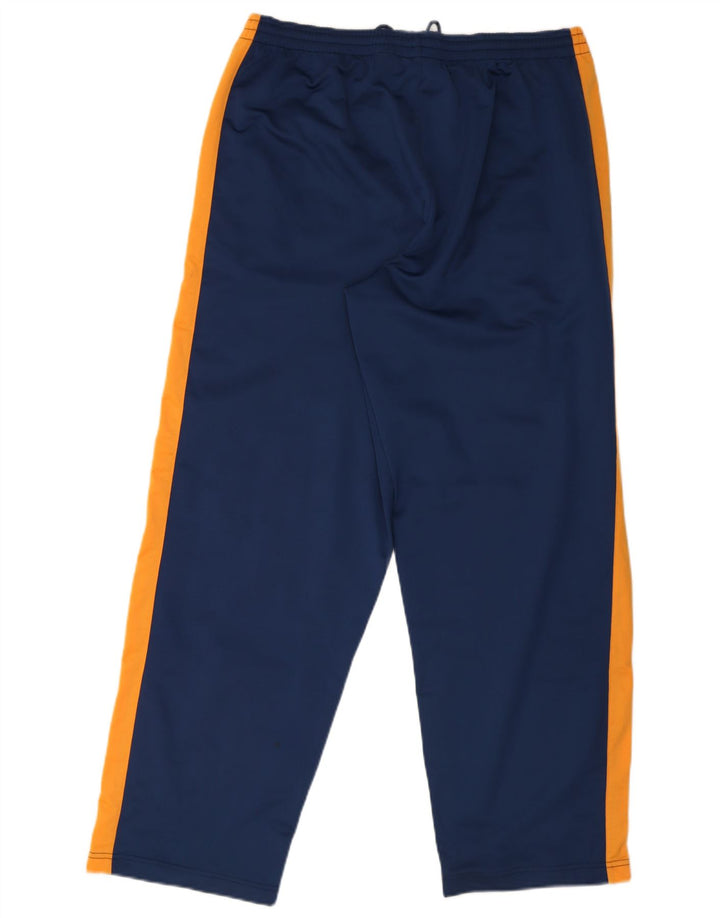 Fila Herren-Trainingshose XL, blaues Colourblock-Polyester