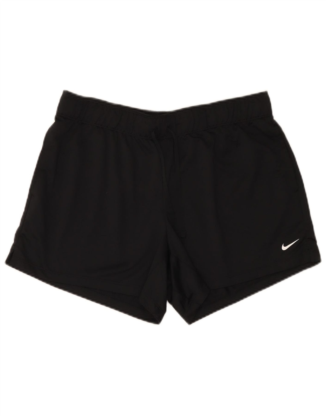 Nike Damen Dri Fit Sport Shorts UK 14 Large Schwarz Polyester